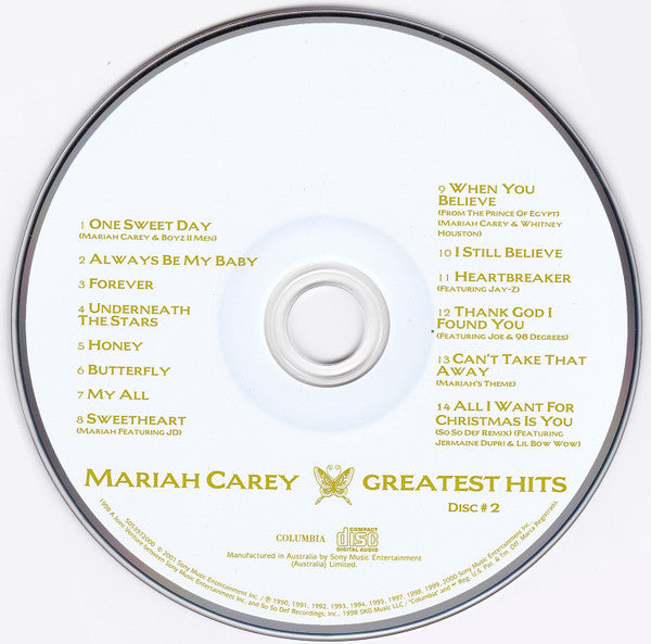 Mariah Carey : Greatest Hits (2xCD, Comp)