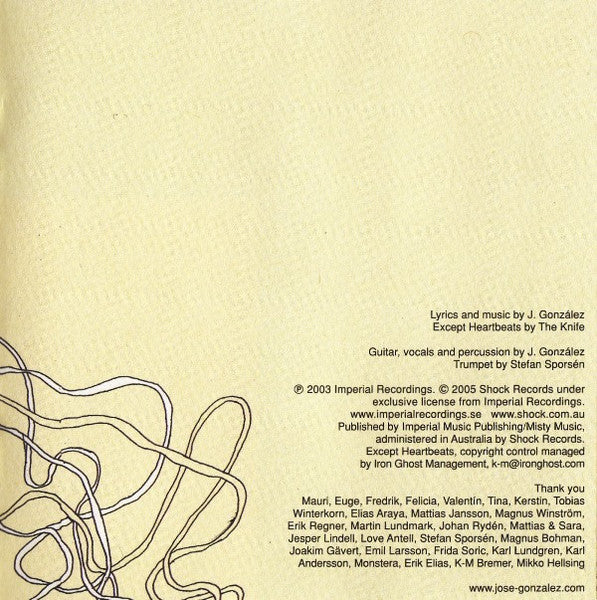 José González : Veneer (CD, Album)