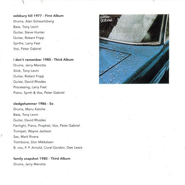 Peter Gabriel : Shaking The Tree: Sixteen Golden Greats (CD, Comp, RP)