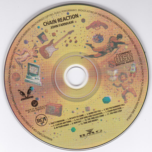 John Farnham : Chain Reaction (CD, Album, Pop)