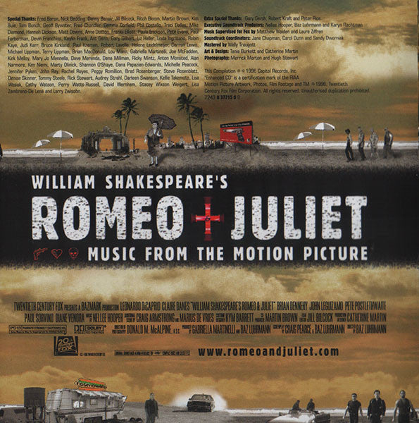 Various : William Shakespeare's Romeo + Juliet (Music From The Motion Picture) (CD, Comp, Enh, RP)