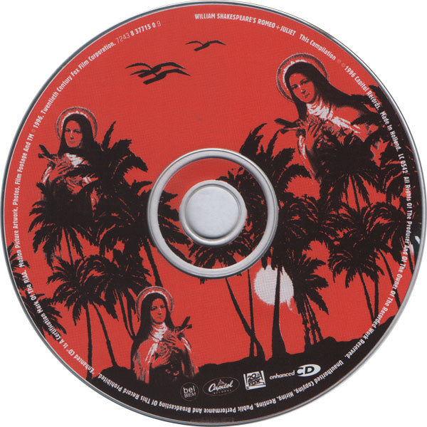 Various : William Shakespeare's Romeo + Juliet (Music From The Motion Picture) (CD, Comp, Enh, RP)