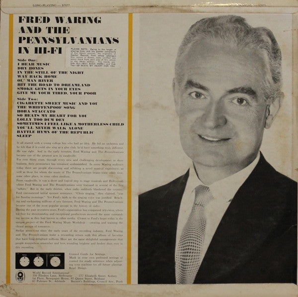 Fred Waring & The Pennsylvanians : Fred Waring & The Pennsylvanians In Hi-Fi (LP, Album, Club)