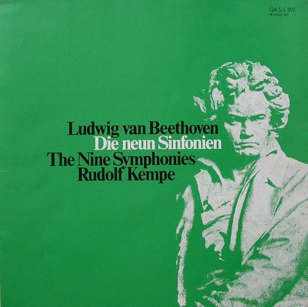 Beethoven*, Munich Philharmonic*, Rudolf Kempe : Beethoven The Nine Symphonies (8xLP, Quad + Box)