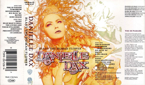 Danielle Dax : Blast The Human Flower (Cass)