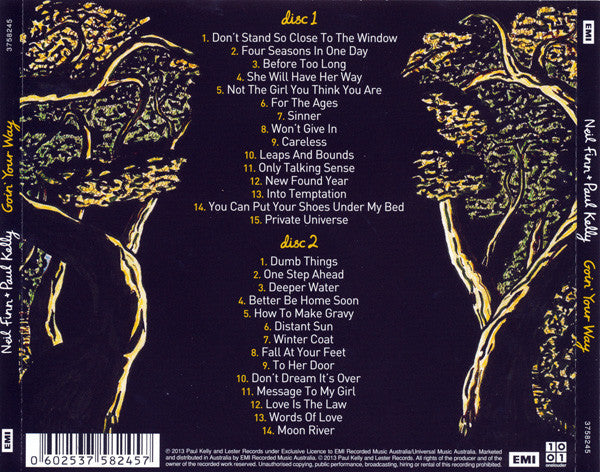 Neil Finn + Paul Kelly (2) : Goin' Your Way (2xCD, Album)