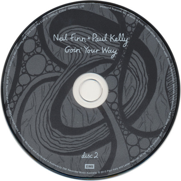 Neil Finn + Paul Kelly (2) : Goin' Your Way (2xCD, Album)