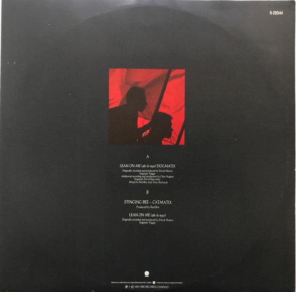 Red Box : Lean On Me (Ah-Li-Ayo)  (12")