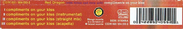 Red Dragon With Brian And Tony Gold* : Compliments On Your Kiss (CD, Maxi)