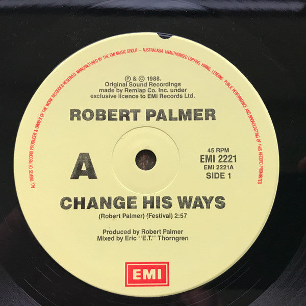 Robert Palmer : Change His Ways (7")