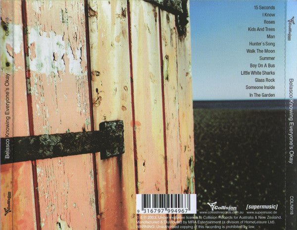 Belasco : Knowing Everyone's Okay (CD, Album)
