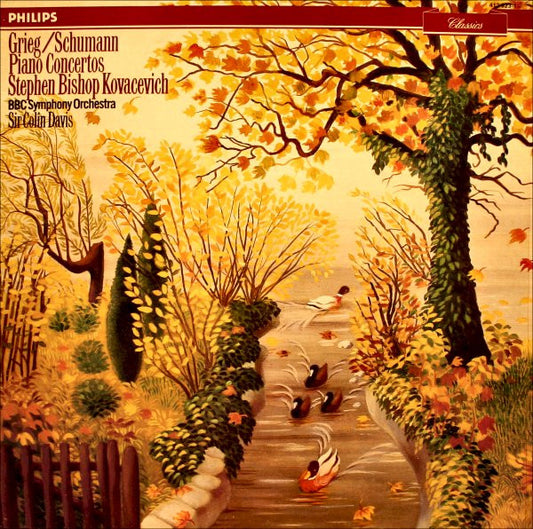 Edvard Grieg / Robert Schumann - Stephen Bishop-Kovacevich • BBC Symphony Orchestra • Sir Colin Davis : Piano Concertos (LP, Album, RE)