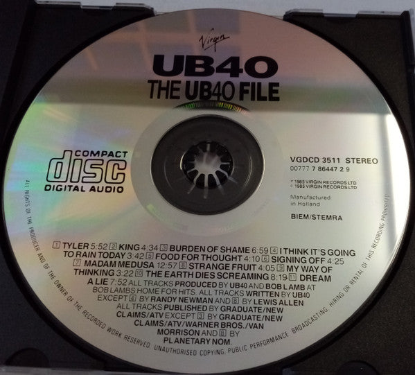 UB40 : The UB40 File (CD, Comp, RE)