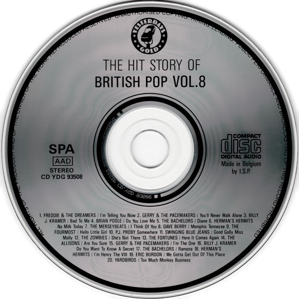Various : The Hit Story Of British Pop Vol.8 (CD, Comp)