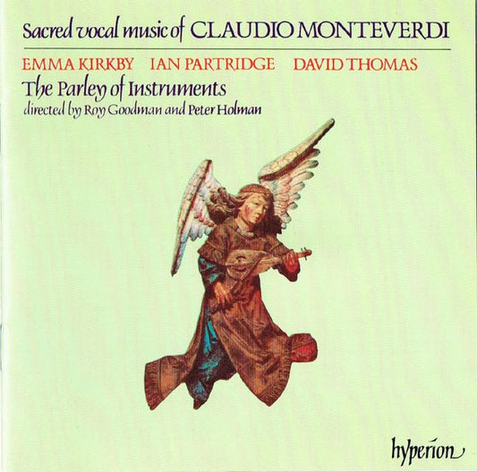 Claudio Monteverdi - Emma Kirkby, Ian Partridge, David Thomas (9), The Parley Of Instruments, Roy Goodman And Peter Holman : Sacred Vocal Music Of Claudio Monteverdi (CD, Album)