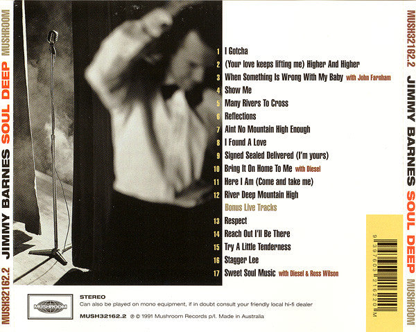 Jimmy Barnes : Soul Deep (CD, Album, RE)