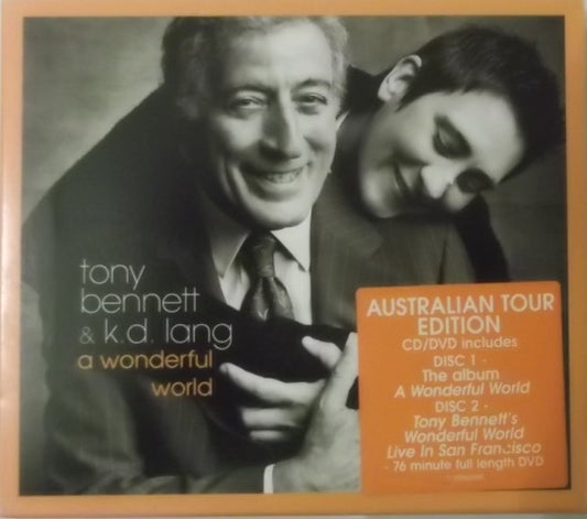Tony Bennett & k.d. lang : A Wonderful World (CD, Album + DVD-V, PAL)