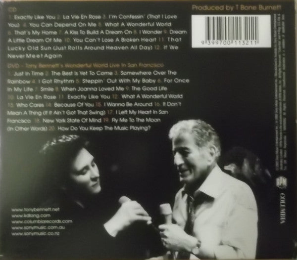 Tony Bennett & k.d. lang : A Wonderful World (CD, Album + DVD-V, PAL)