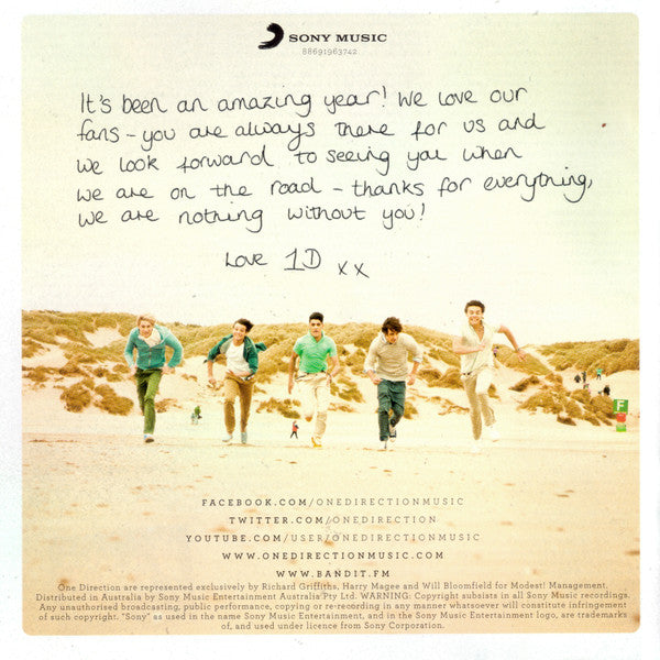 One Direction : Up All Night: The Souvenir Edition (CD, Album, Sli)