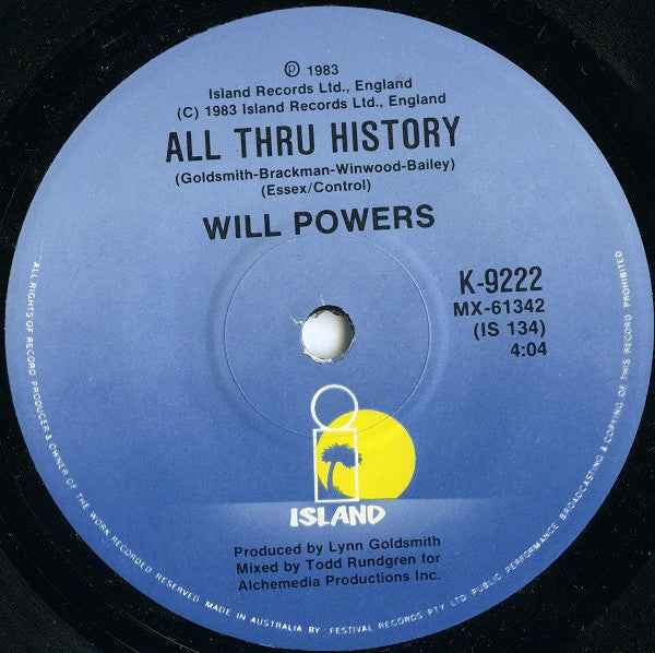 Will Powers : Kissing With Confidence (7")
