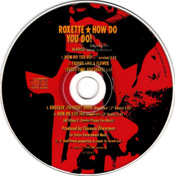 Roxette : How Do You Do! (BomKrash Remix) (CD, Maxi)