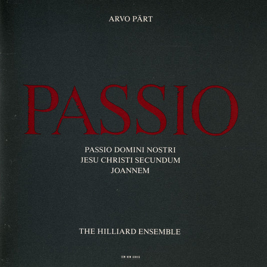 Arvo Pärt - The Hilliard Ensemble : Passio (CD, Album)