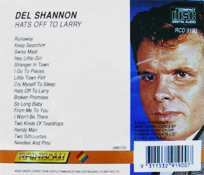 Del Shannon : Hats Off To Larry (CD, Comp)