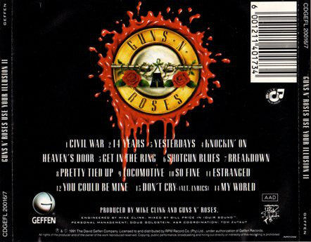 Guns N' Roses : Use Your Illusion II (CD, Album)