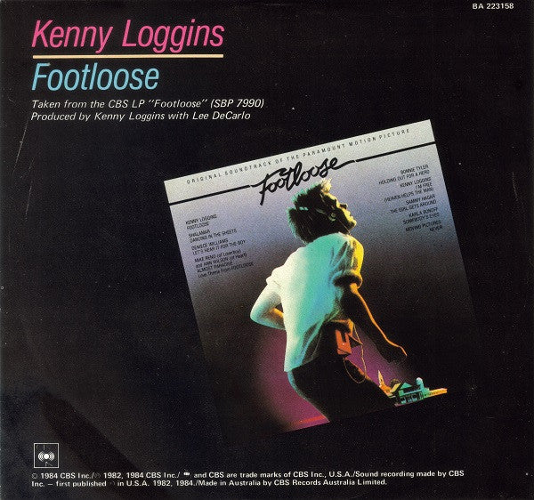 Kenny Loggins : Footloose (7", Single)