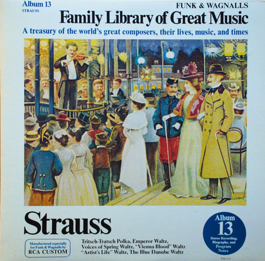 Johann Strauss Jr. : Tritsch-Tratsch Polka, Emperor Waltz, Voices Of Spring Waltz, "Vienna Blood" Waltz, "Artist's Life" Waltz, The Blue Danube Waltz (LP, Comp)