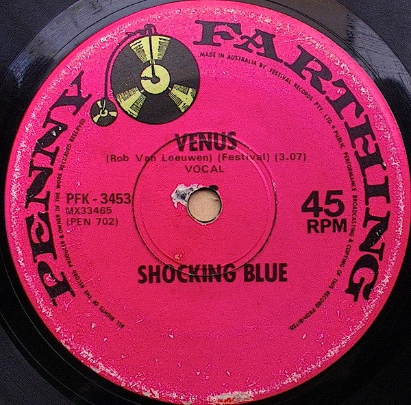 Shocking Blue : Venus (7", Single, Mono, Bol)