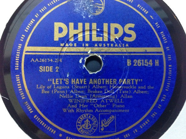 Winifred Atwell : Let's Have Another Party (Shellac, 10")