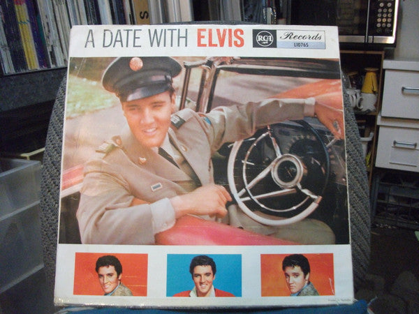 Elvis Presley : A Date With Elvis (LP, Comp, Mono, Gat)