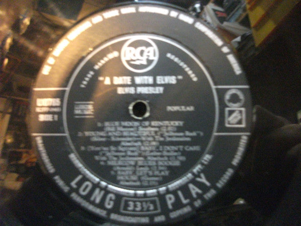 Elvis Presley : A Date With Elvis (LP, Comp, Mono, Gat)