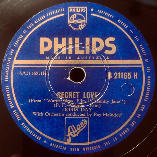 Doris Day : Secret Love / The Deadwood Stage (Shellac, 10")