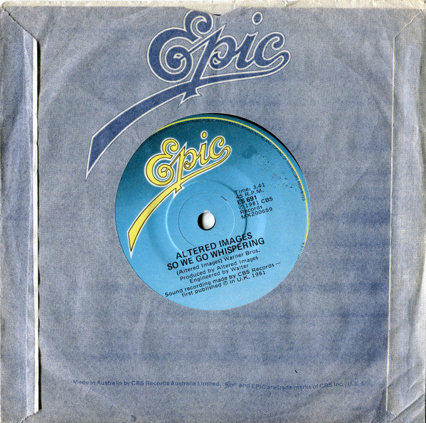 Altered Images : Happy Birthday (7", Single)