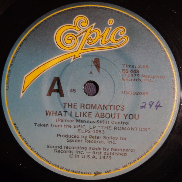 The Romantics : What I Like About You (7")
