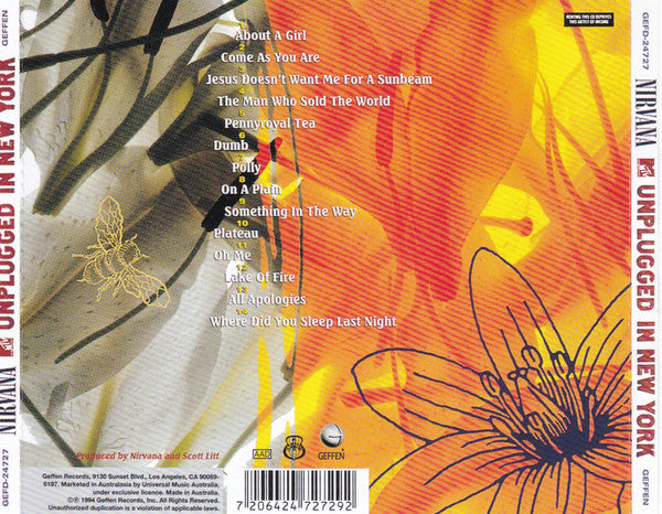 Nirvana : MTV Unplugged In New York (CD, Album, RE)