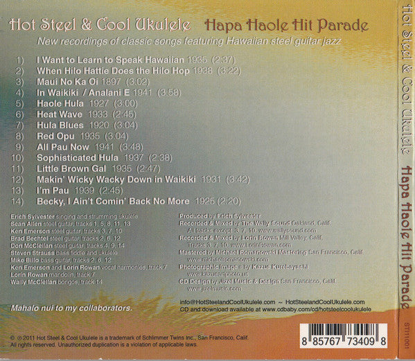 Hot Steel & Cool Ukulele : Hapa Haole Hit Parade (CD, Album)