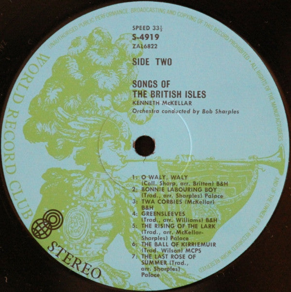 Kenneth McKellar : Songs Of The British Isles (LP, Album, Club)
