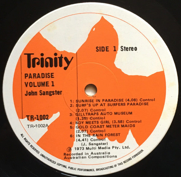 John Sangster : Paradise Volume One (LP, Album)