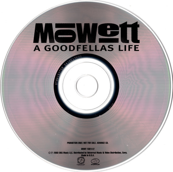 Mowett : A Goodfellas Life (CD, Advance, Album, Promo)