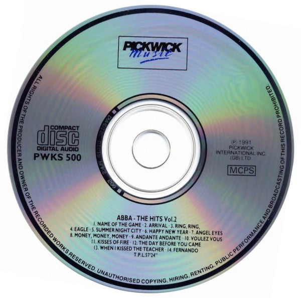 ABBA : The Hits • 2 (CD, Comp, RE)