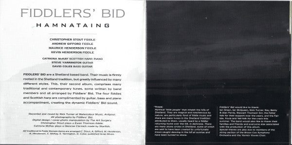 Fiddler's Bid : Hamnataing (CD, Album)