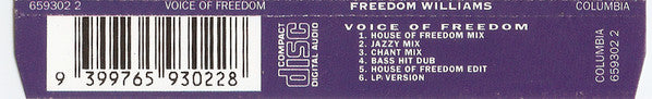 Freedom Williams : Voice Of Freedom (CD, Maxi)