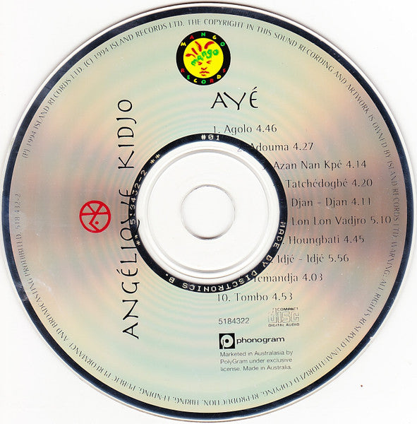 Angélique Kidjo : Ayé (CD, Album)