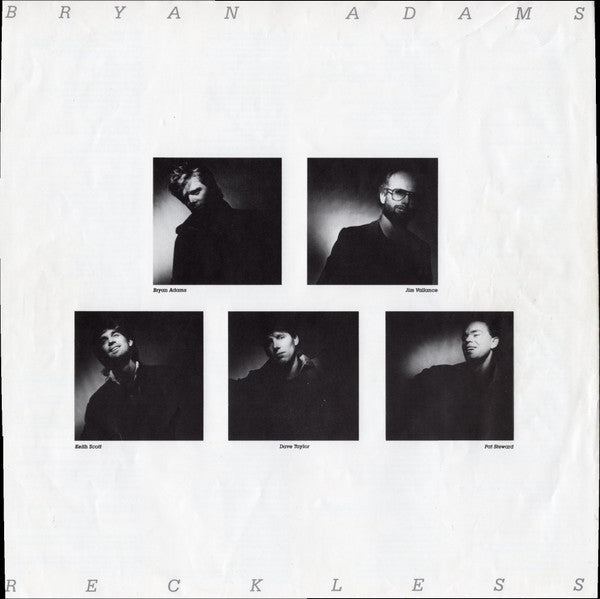 Bryan Adams : Reckless (LP, Album, Ltd, Blu)