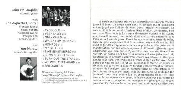 John McLaughlin : Time Remembered (CD, Album)