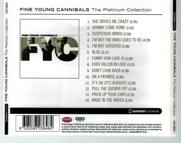 Fine Young Cannibals : The Platinum Collection (CD, Comp)