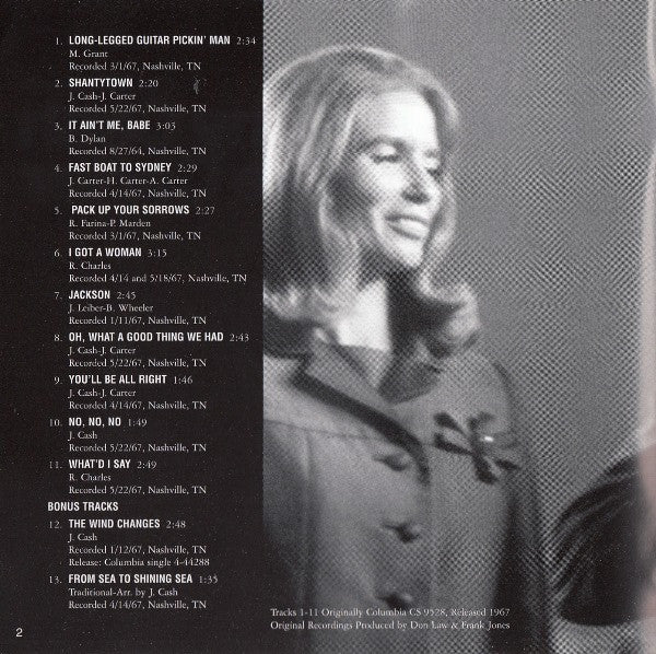 Johnny Cash & June Carter : Carryin' On With Johnny Cash & June Carter (CD, Album)